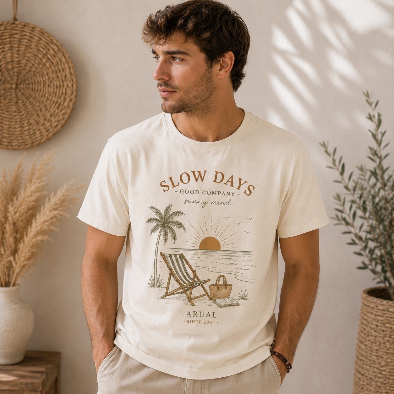 Camiseta "slow days"
