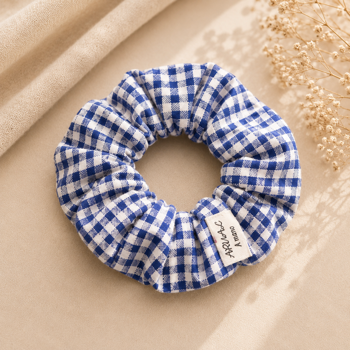 Scrunchie vichy marino