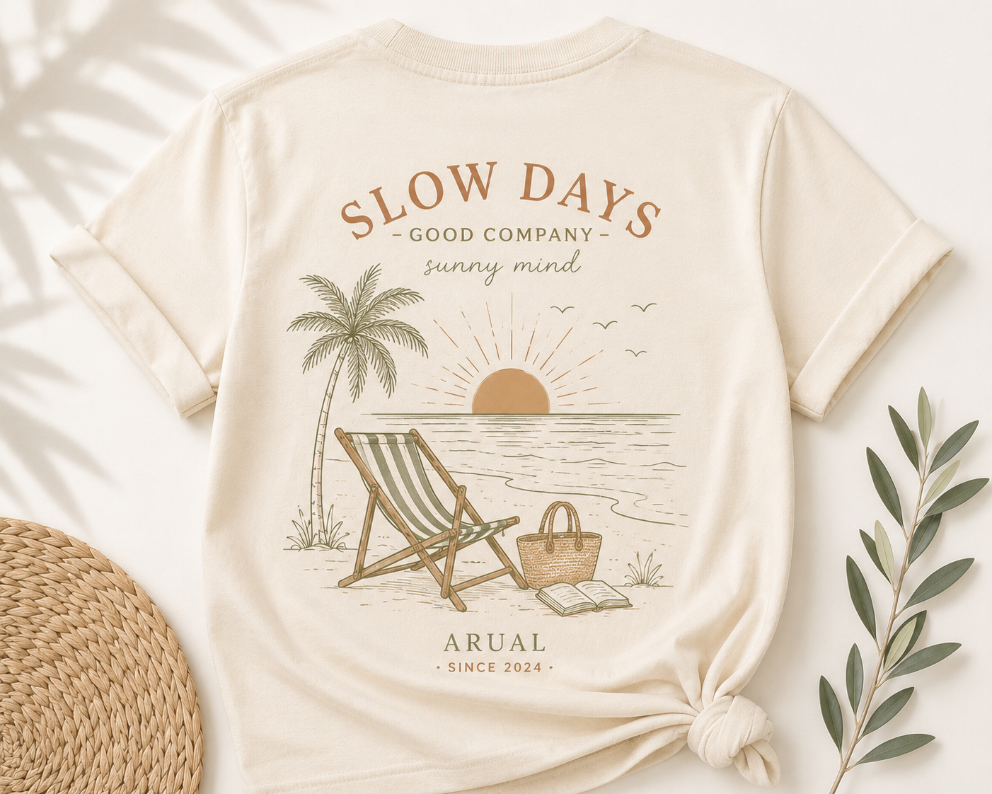 Camiseta "slow days"