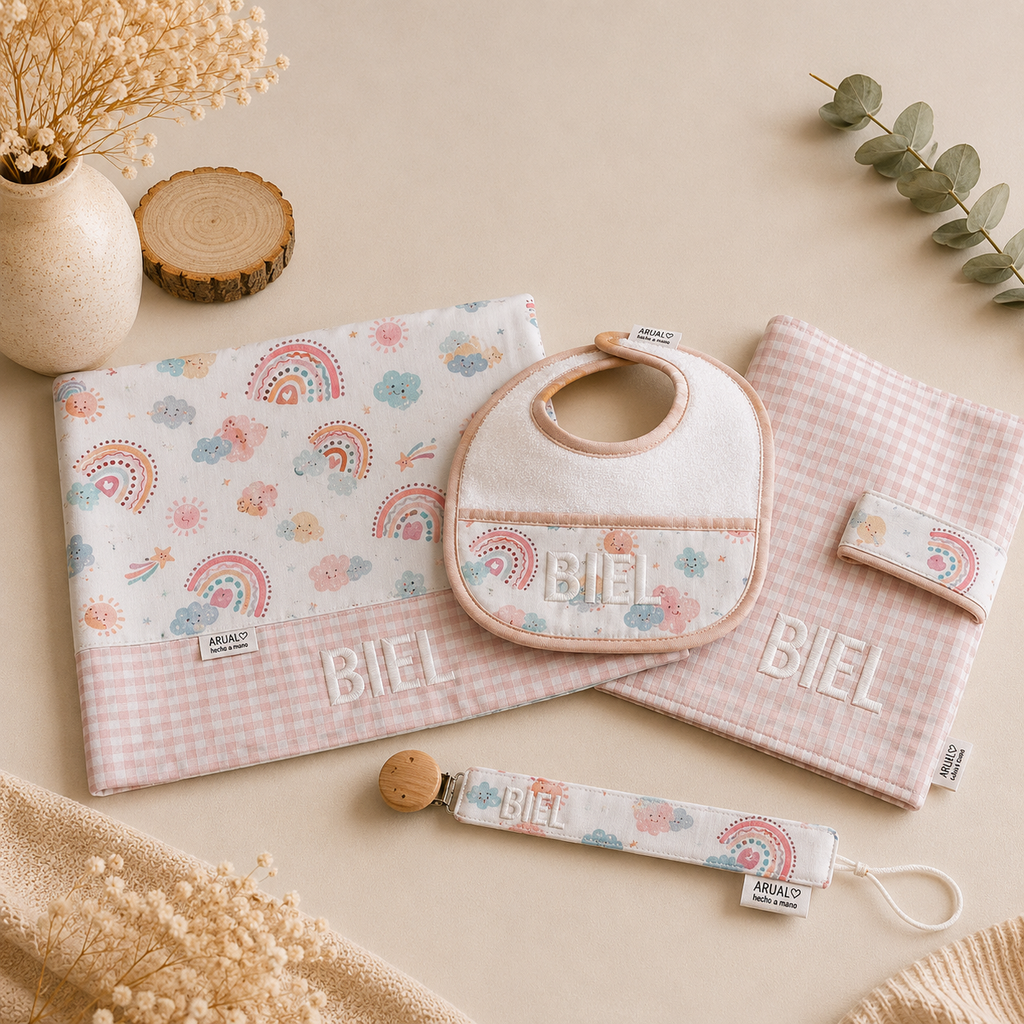 Set de Nacimiento Personalizado con pechito