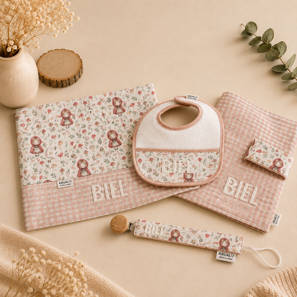 Set de Nacimiento Personalizado con pechito