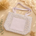 Bolso tote xl cremallera lavanda