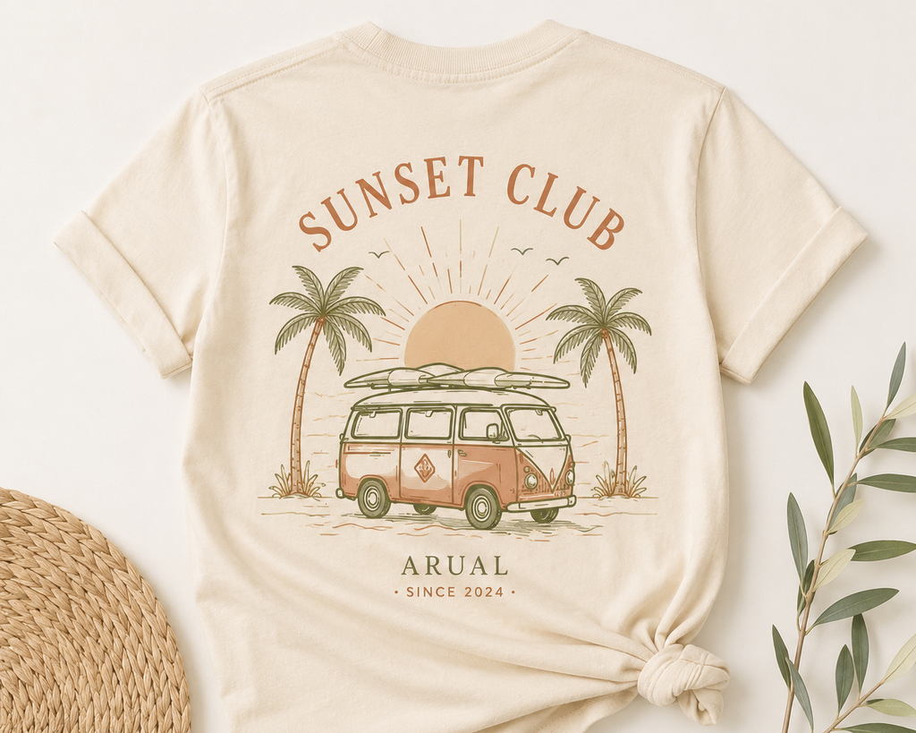 Camiseta "sunset club"