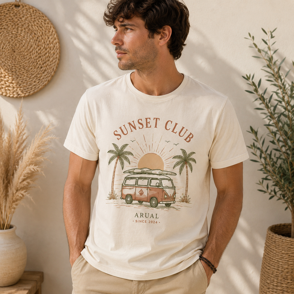 Camiseta "sunset club"