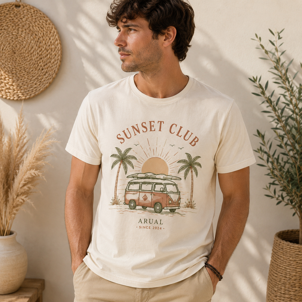 Camiseta "sunset club"