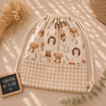 Mochila saco Animales del bosque