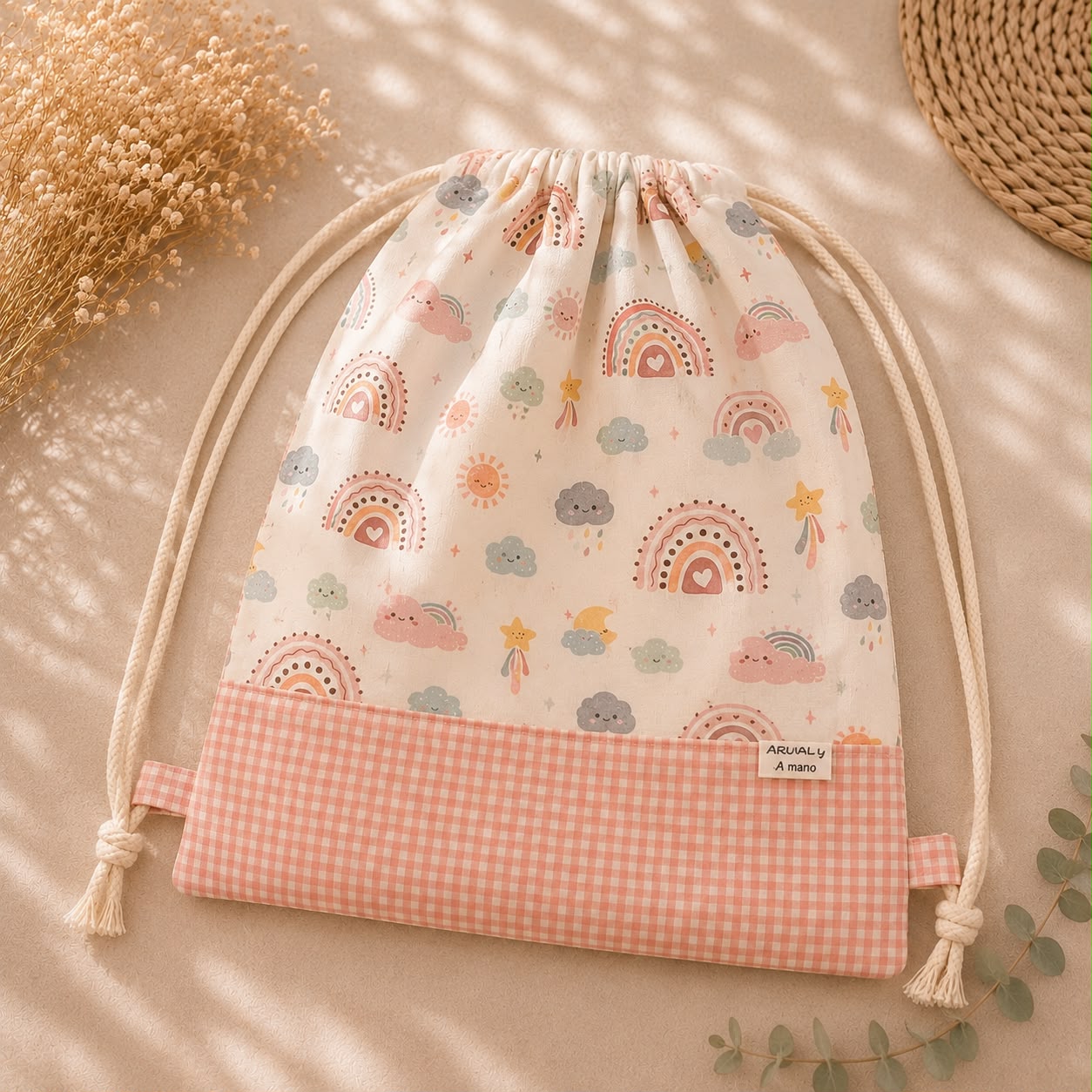 Mochila saco Arcoiris